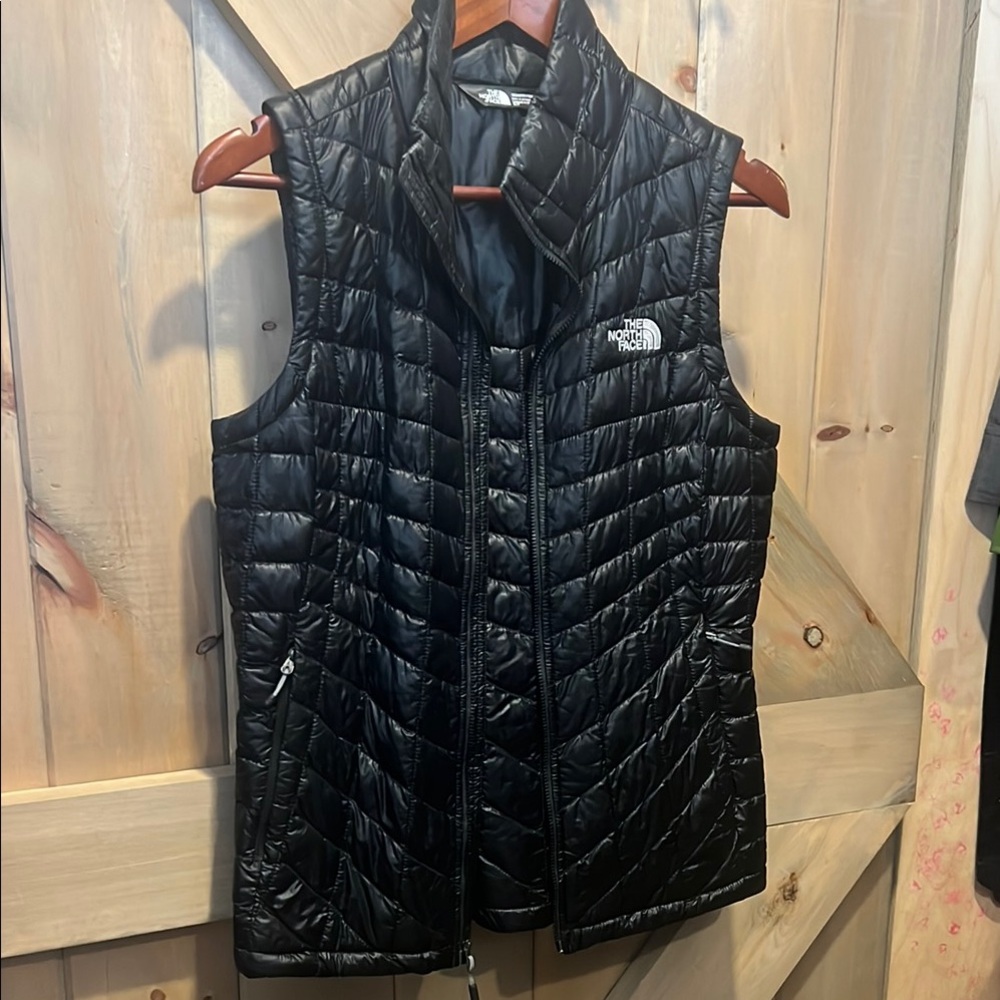 The North Face Black Quilted Vest